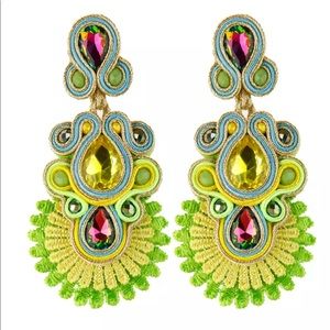Handmade soutache earrings